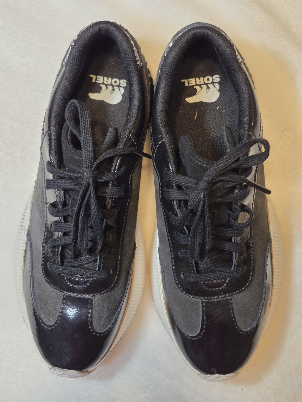 Sorel Women's Black Lace-Up Sneakers